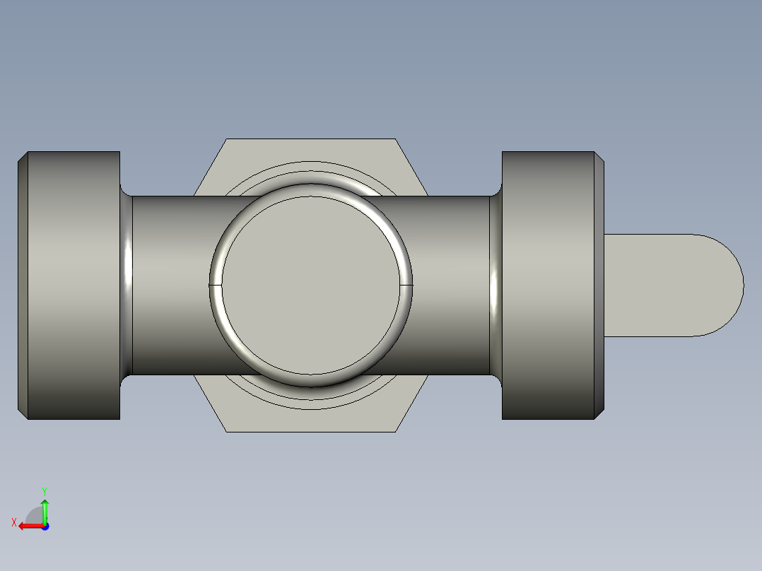 新旋塞阀后视图