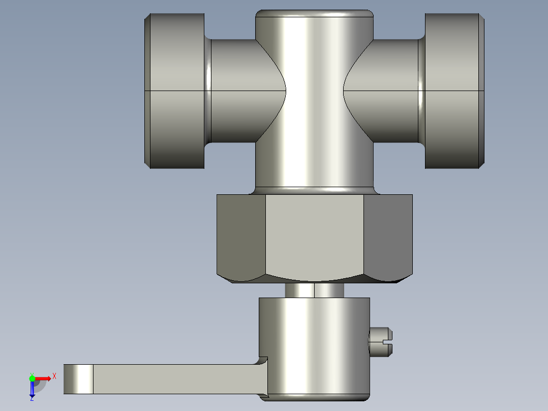 新旋塞阀俯视图