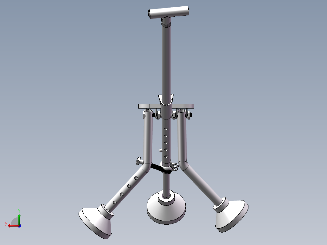 折叠椅子后视图