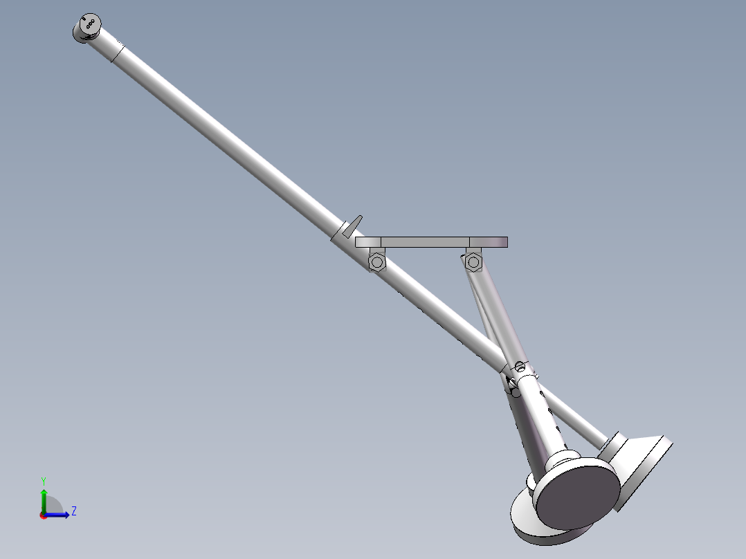 折叠椅子左视图