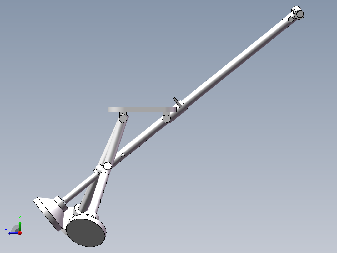 折叠椅子右视图