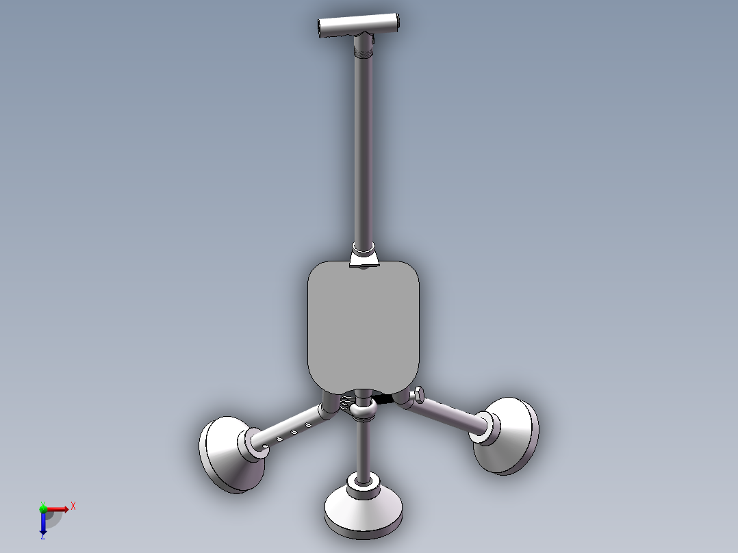 折叠椅子俯视图