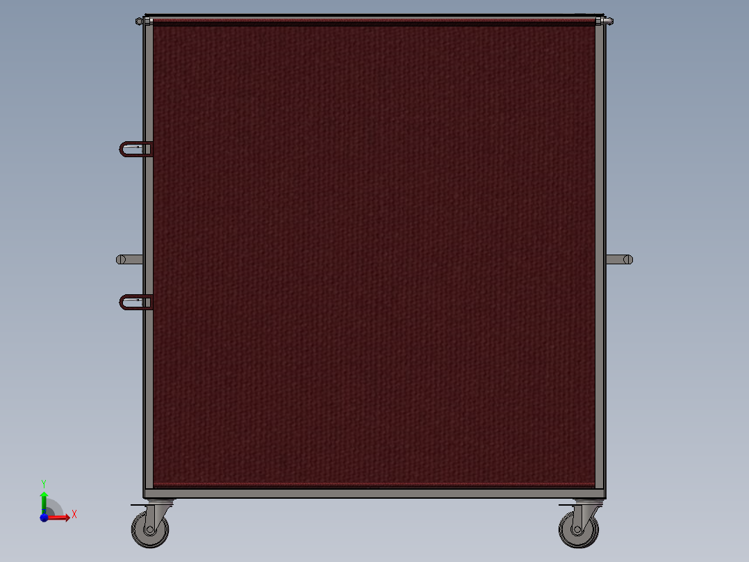 货架、PCB行业运输车前视图