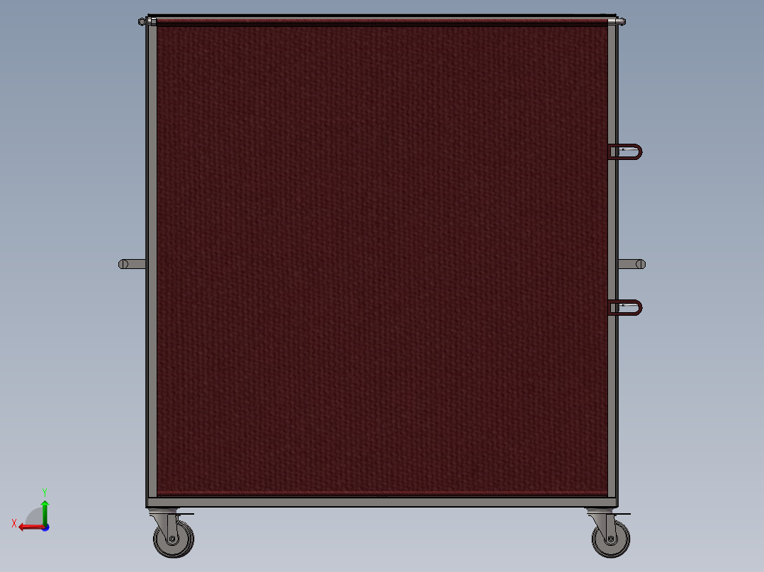 货架、PCB行业运输车后视图