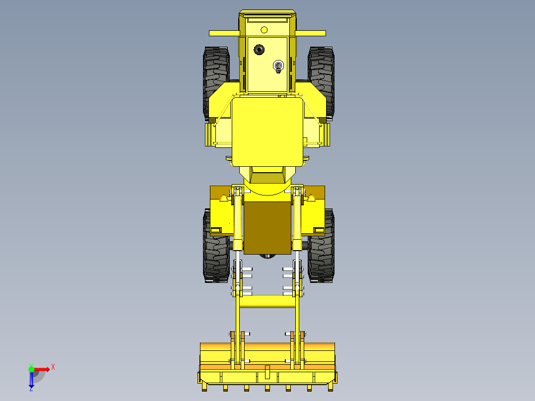 B2004854-装载机型号俯视图