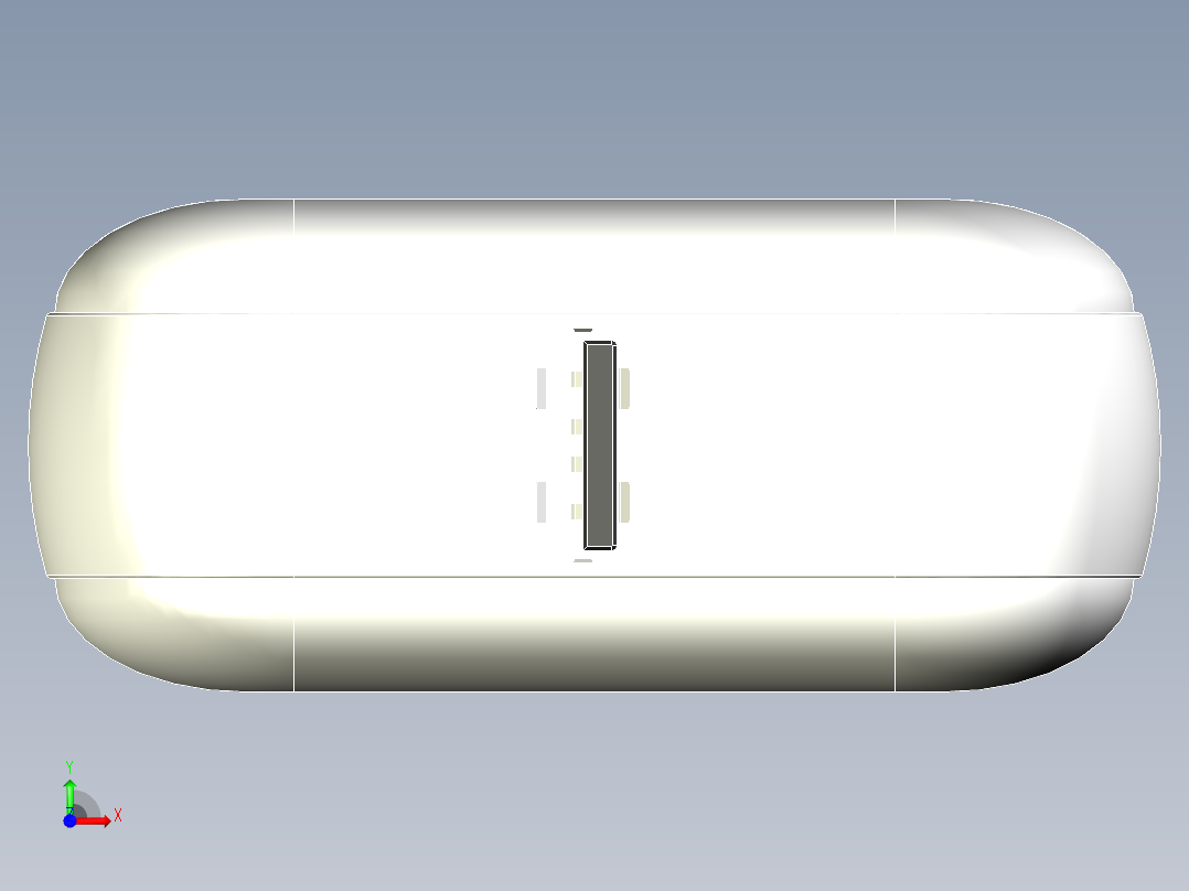 迷你移动电源前视图