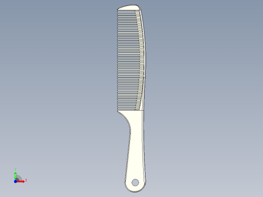 实用型家用梳子前视缩略图