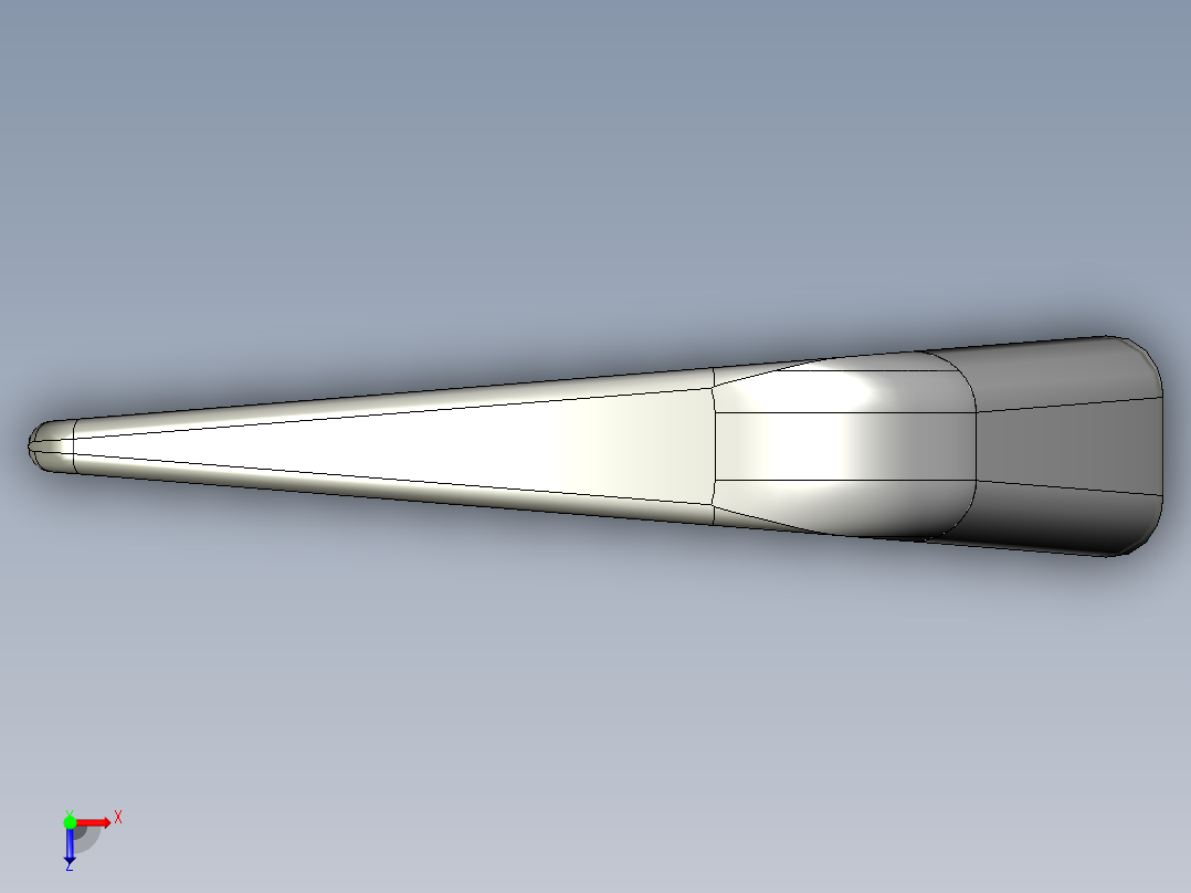 实用型家用梳子俯视图
