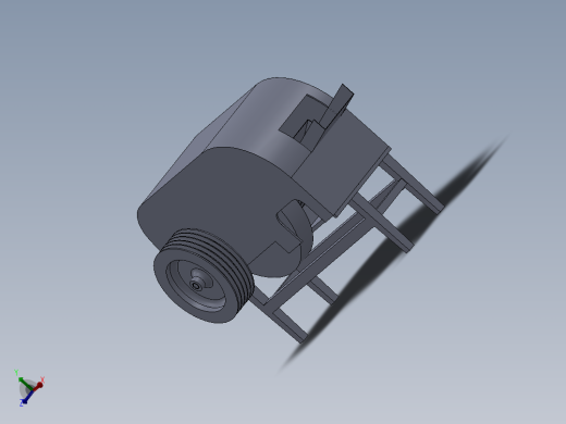 小型铡草机设计-饲草切碎机含SW三维及16张CAD图