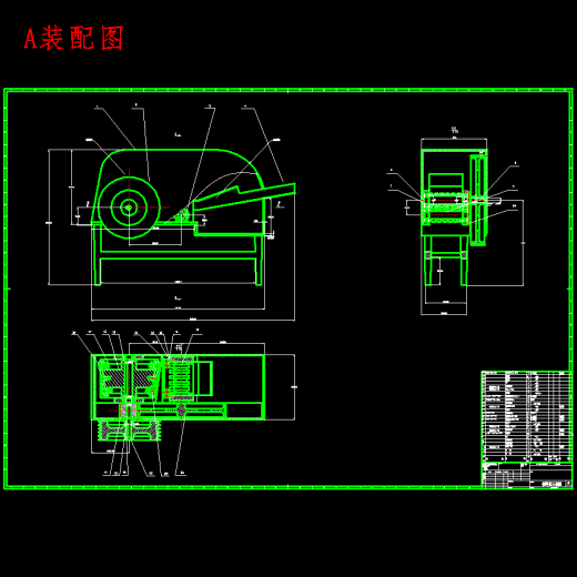 小型铡草机设计-饲草切碎机含SW三维及16张CAD图缩略图