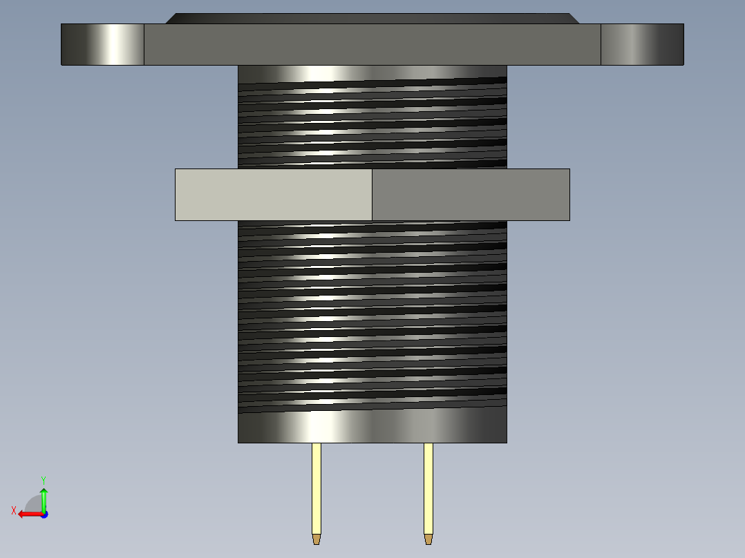 电池充电器USB汽车适配器5V 2.4A后视图