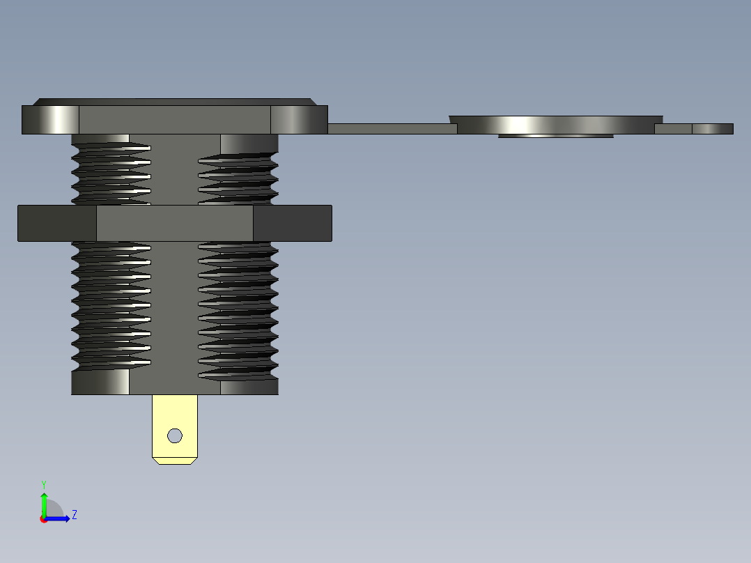 电池充电器USB汽车适配器5V 2.4A左视图