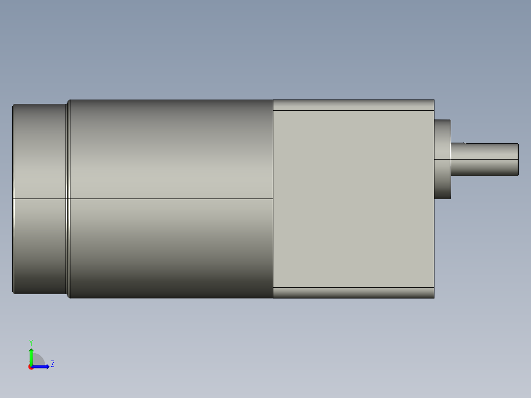 雨田减速电机51K60RGU-C-5GU25K左视图