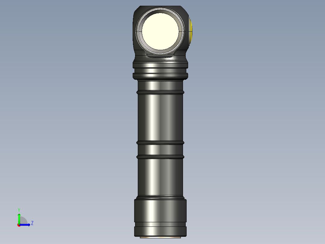 功能强大的袖珍灯，防护等级为 IP 68左视图