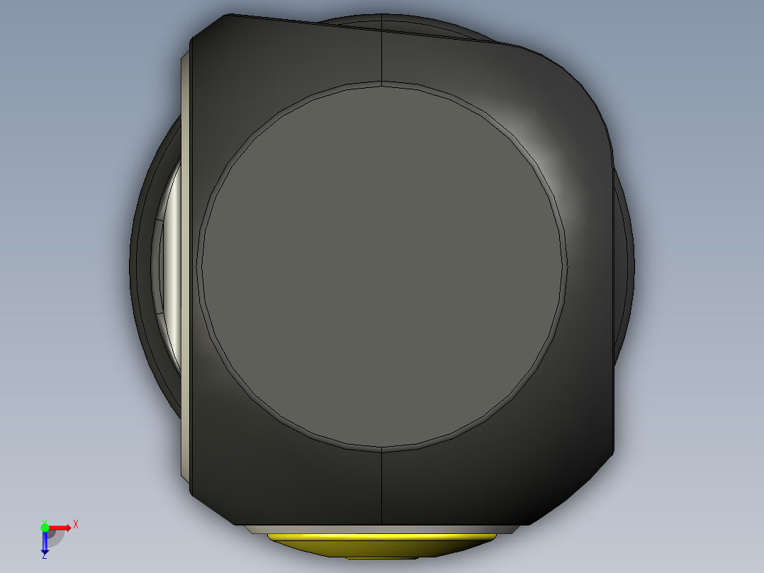 功能强大的袖珍灯，防护等级为 IP 68俯视图