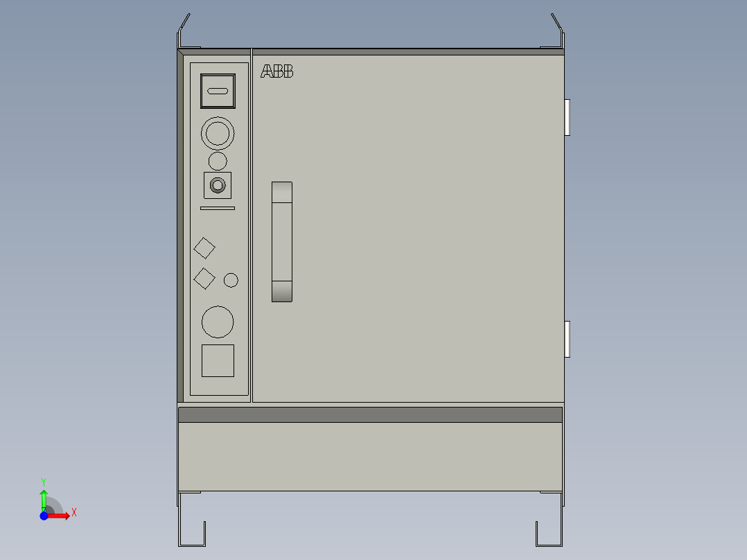 ABB机器人控制柜前视图