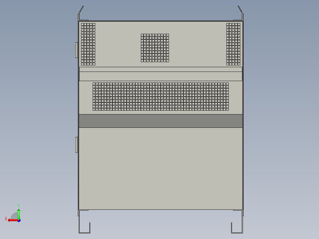 ABB机器人控制柜后视图