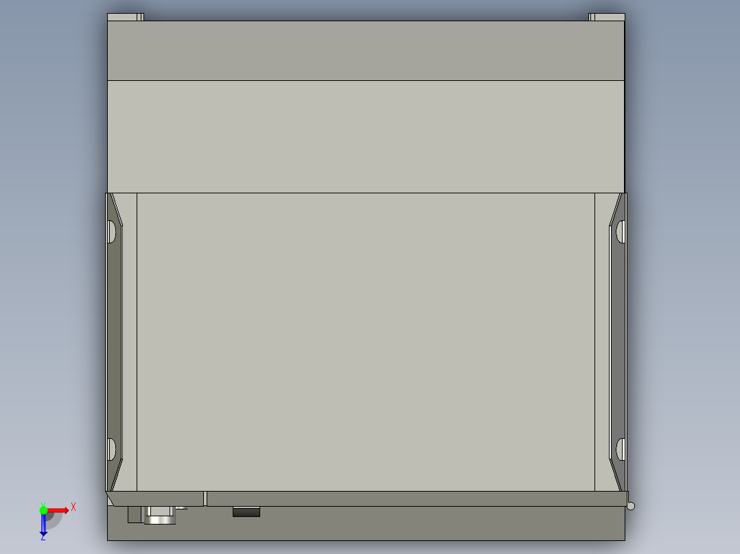 ABB机器人控制柜俯视图