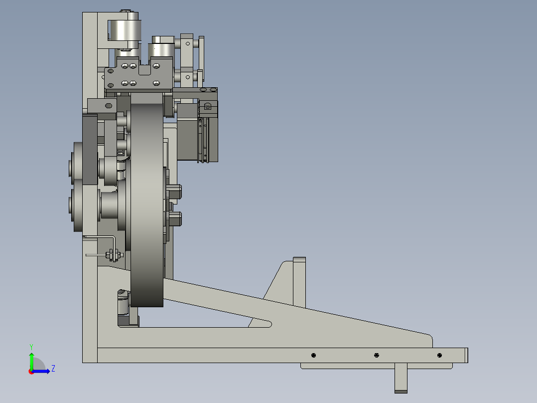 封边机-贴胶模块-2左视图
