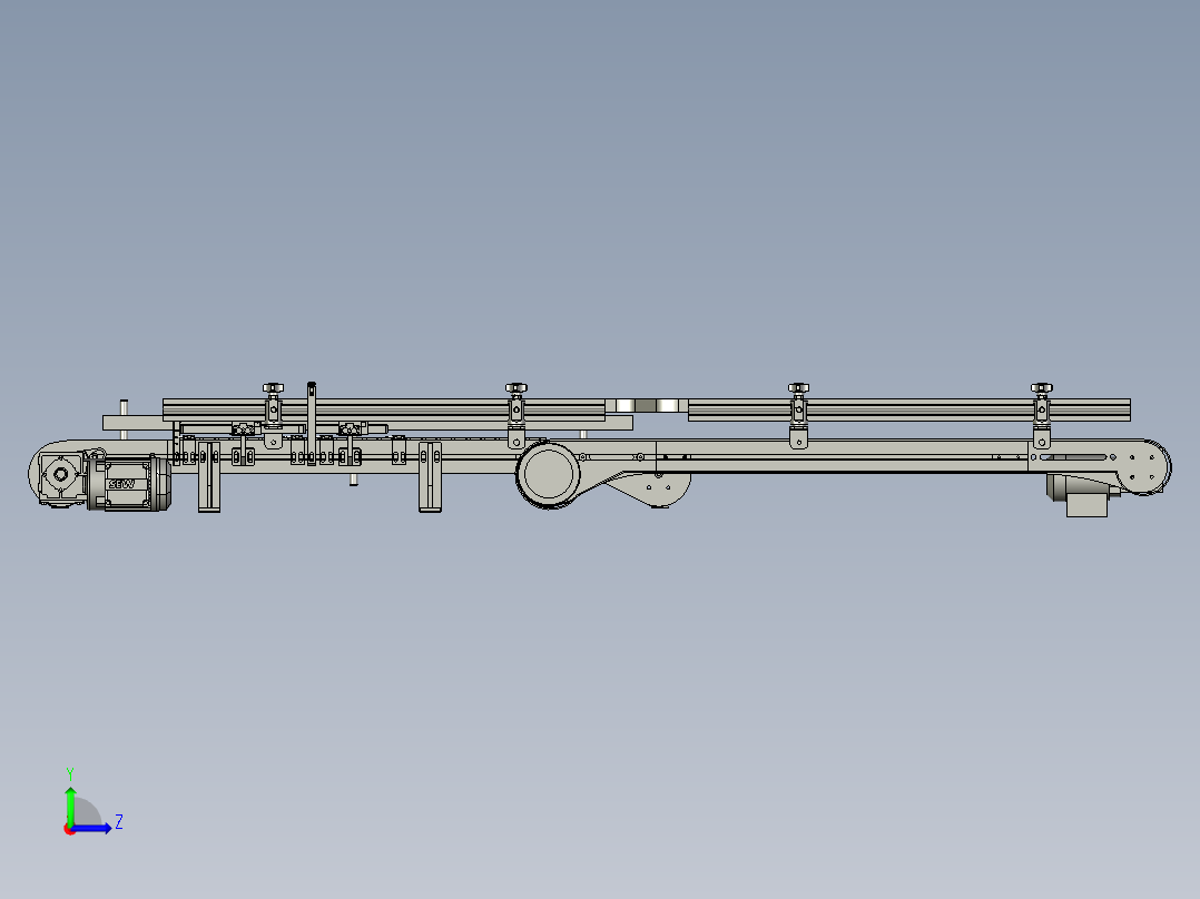 YLU055-001-供料线体左视图