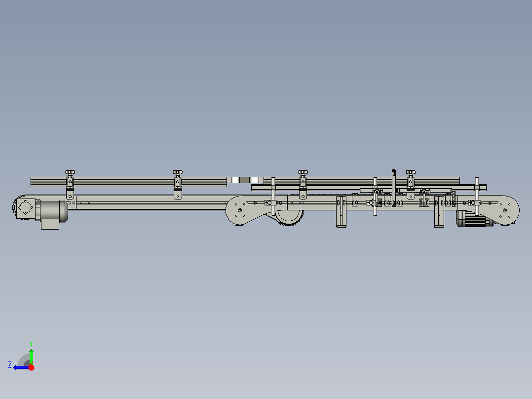 YLU055-001-供料线体右视图