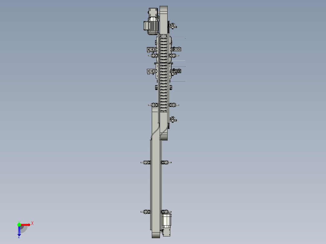 YLU055-001-供料线体俯视图
