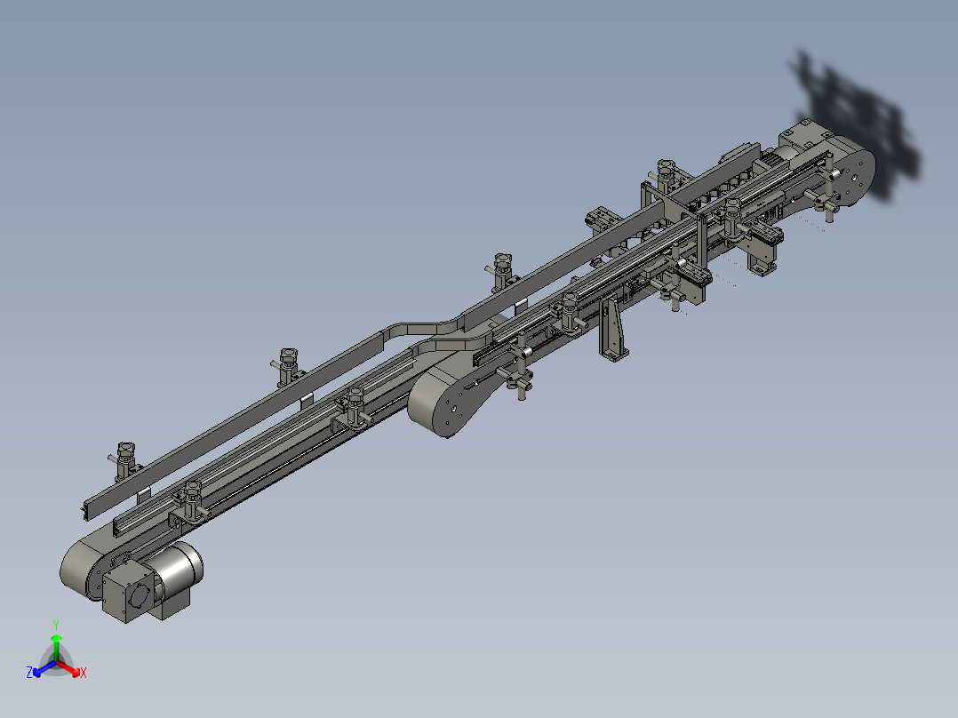 YLU055-001-供料线体正等轴测图