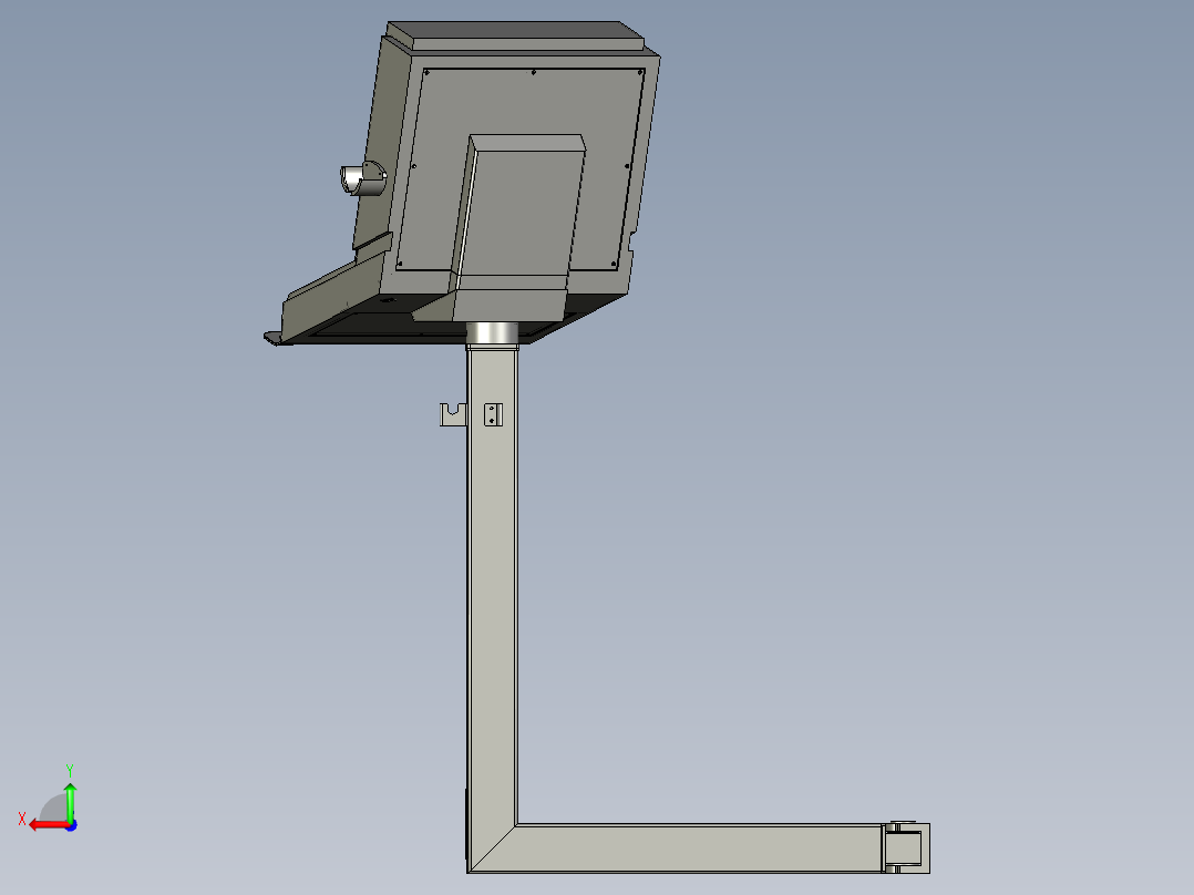 操作站装配体后视图