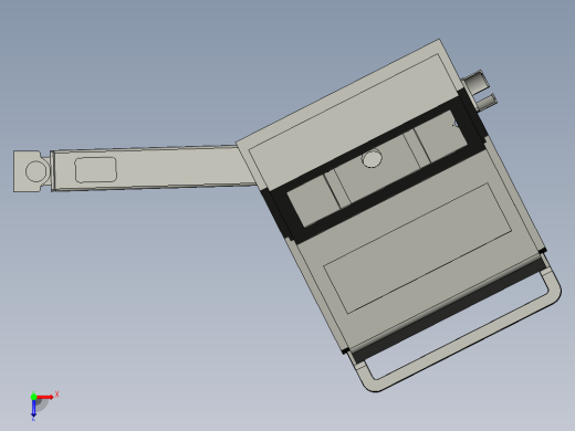 操作站装配体俯视缩略图