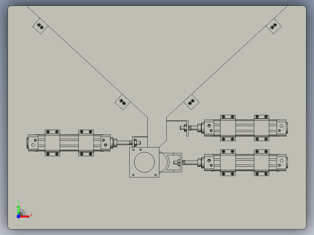 牙签灌装机前视图