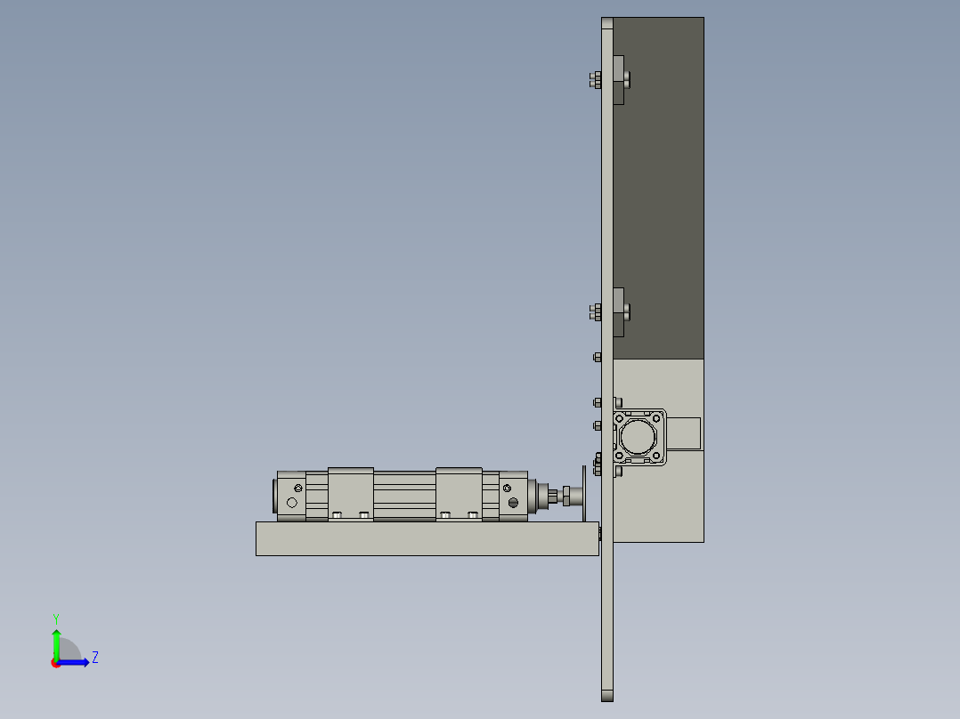 牙签灌装机左视图