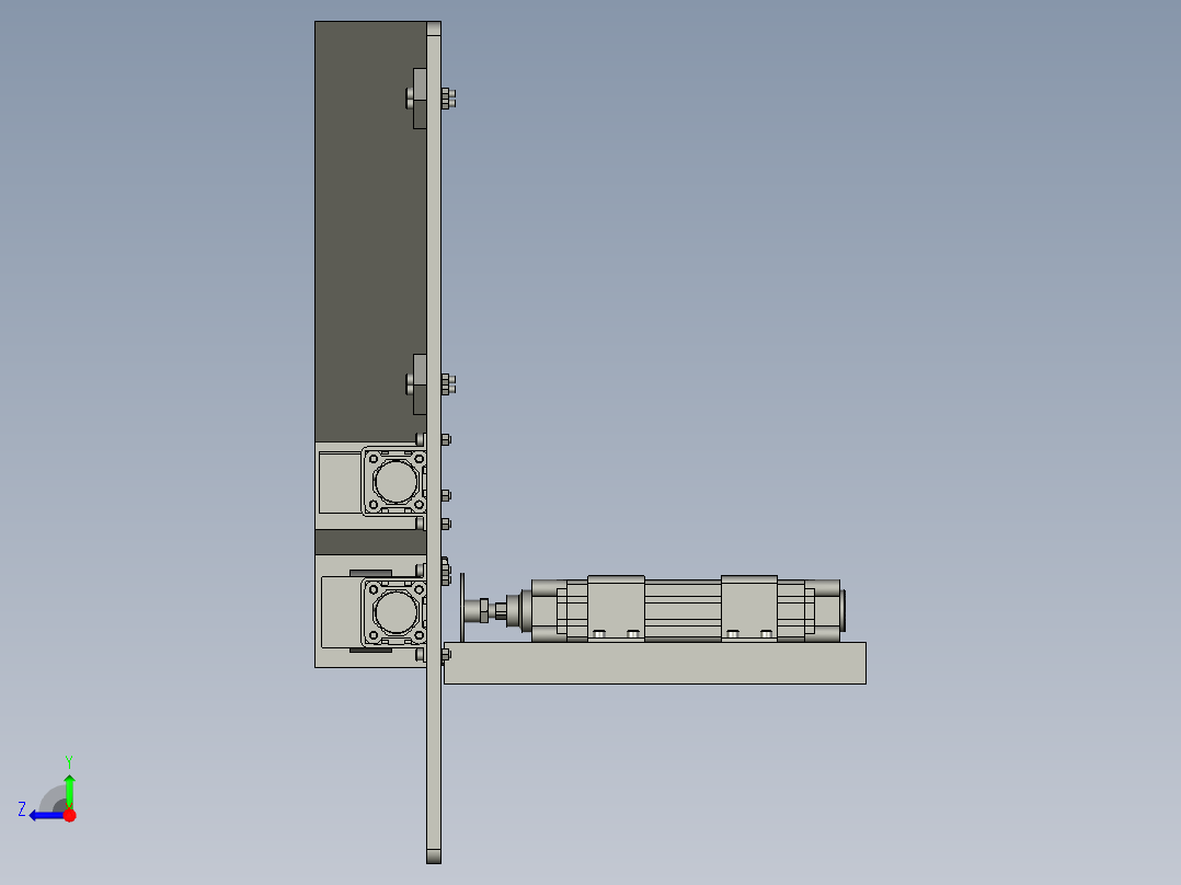 牙签灌装机右视图