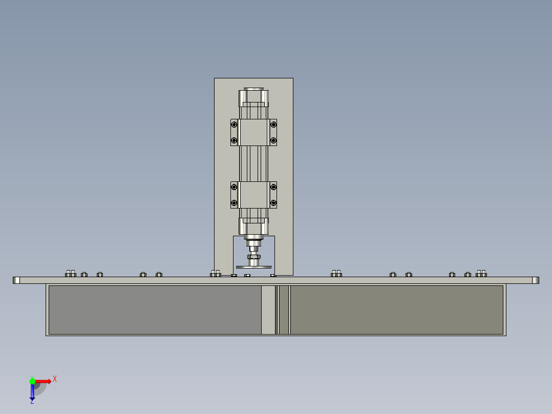 牙签灌装机俯视图