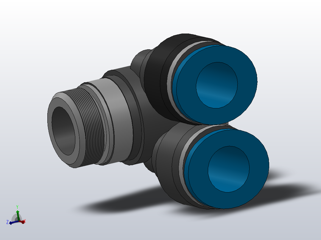 IPA-G 双管外六角接头-G螺纹_IPA10-G03主视图