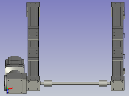 双传动模组KXT-75CP-1000-(1)俯视缩略图