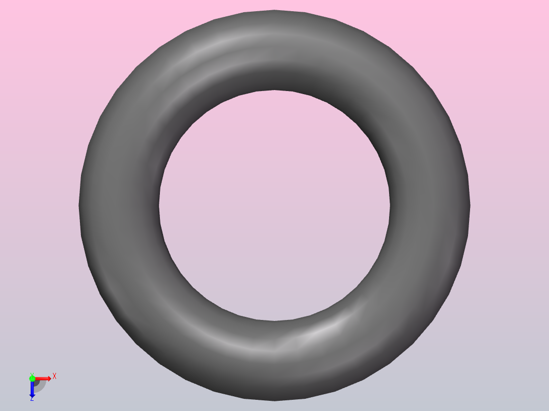 O型密封圈φ10×3.5俯视图