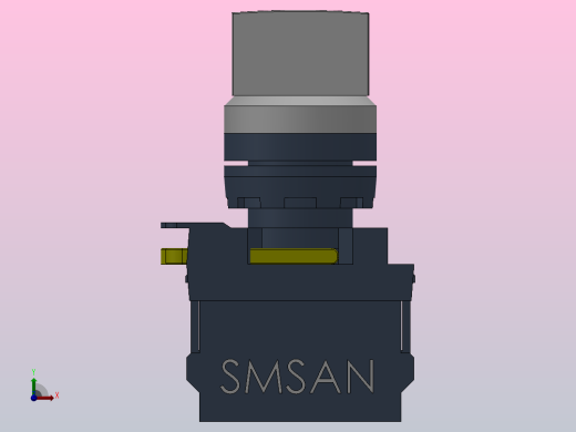 短柄旋转按钮[QG115-A5-11XS╱W]前视缩略图