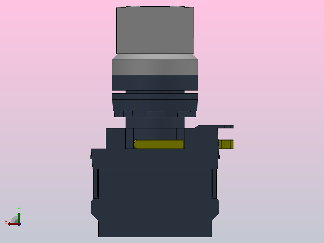 短柄旋转按钮[QG115-A5-11XS╱W]后视图