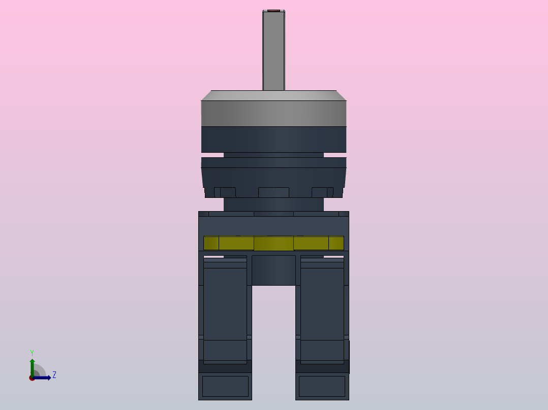 短柄旋转按钮[QG115-A5-11XS╱W]左视图