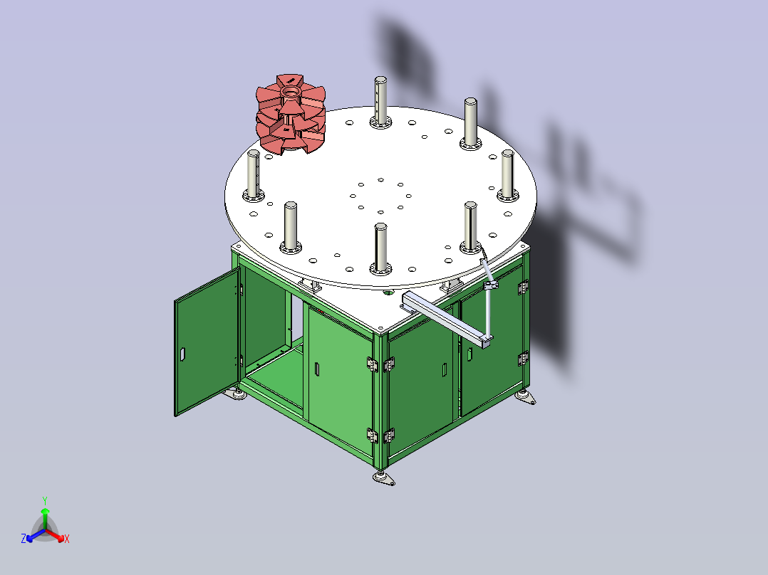 CMHR-01轴套自动供料机主视图