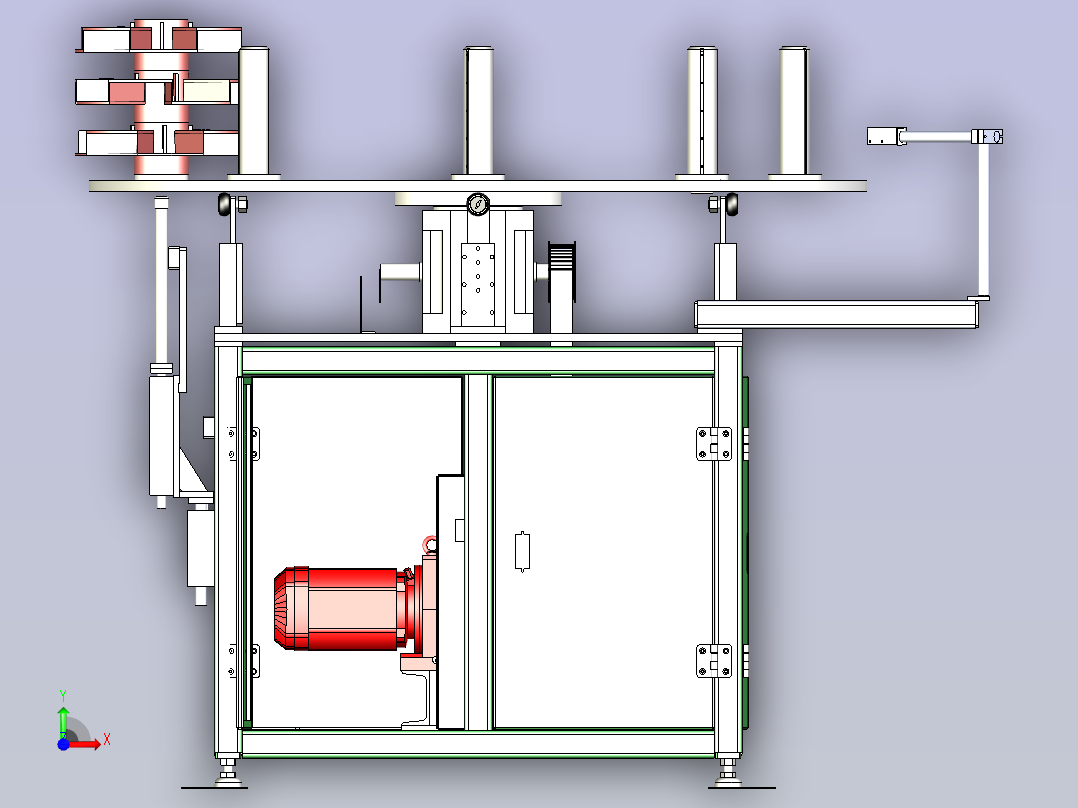 CMHR-01轴套自动供料机前视图