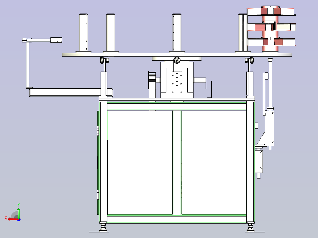 CMHR-01轴套自动供料机后视图