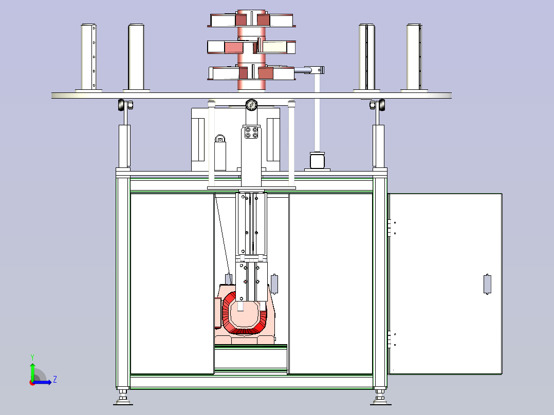 CMHR-01轴套自动供料机左视图