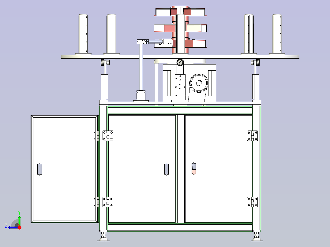CMHR-01轴套自动供料机右视图