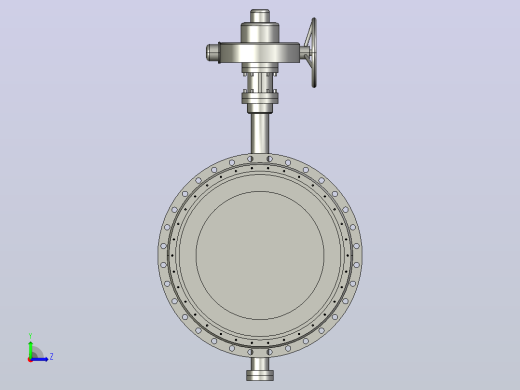 Dt943H(F)-10C.P.R.V-B[DN1200]阀，截止阀，风阀，蝶阀左视缩略图
