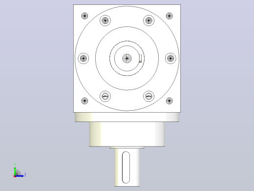 PW170-1(单轴进双轴出）换向器左视缩略图
