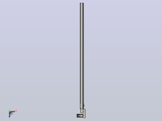 皮带直线轴半封闭可选导轨TPA-HNB-65S-90-L1800-MR-Y-P10-N3俯视缩略图