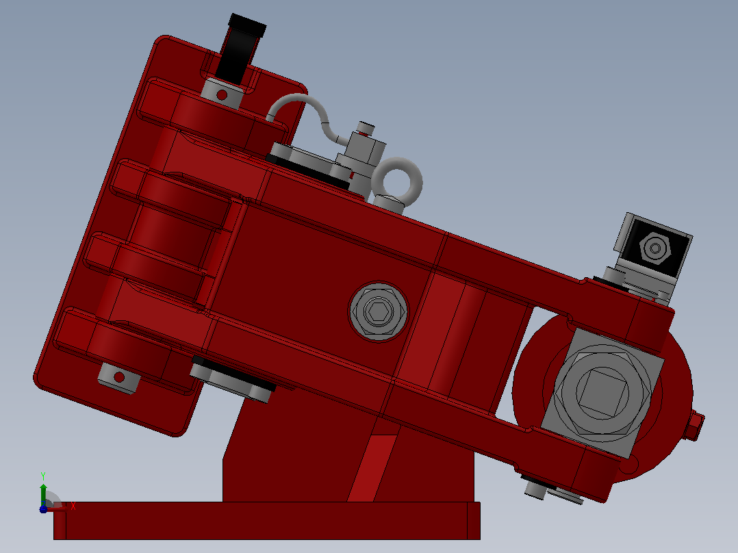 SBD-A安全制动器_SBD125-A-1000×30ⅠRL.WL.CL前视图