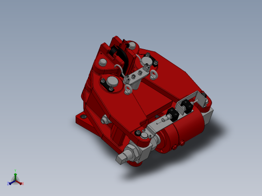 SBD-A安全制动器_SBD125-A-1000×30ⅠRL.WL.CL正等轴测缩略图