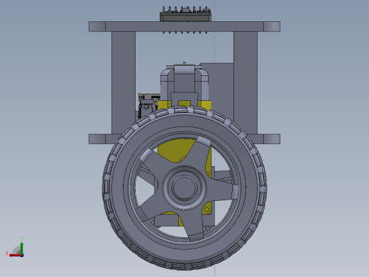基于Arduino Nano的自平衡机器人部件3D图纸 Solidworks设计后视缩略图